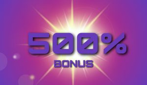bonus 500%